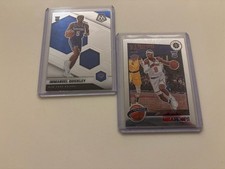 Mosaic Rookie Immanuel Quickley  RC + NBA Hoops R.J. Barrett RC Toronto Raptors