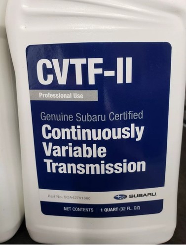 5 Quarts Subaru SOA427V1660 CVTF-II Continuously Variable Transmission Fluid - Bild 2 von 2
