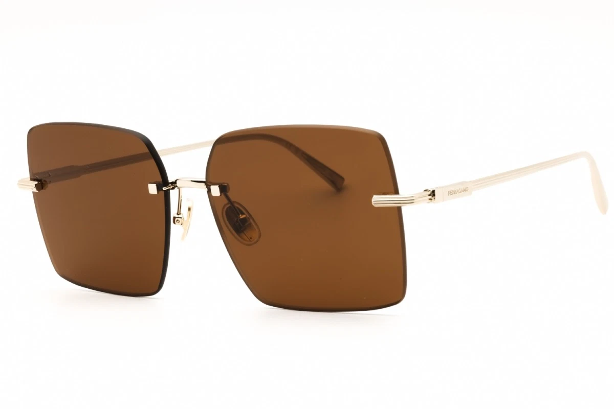 小物 Y2K Ferragamo Rimless Sunglasses Gancini メンズ Y2K Ferragamo Rimless Sunglasses Gancini