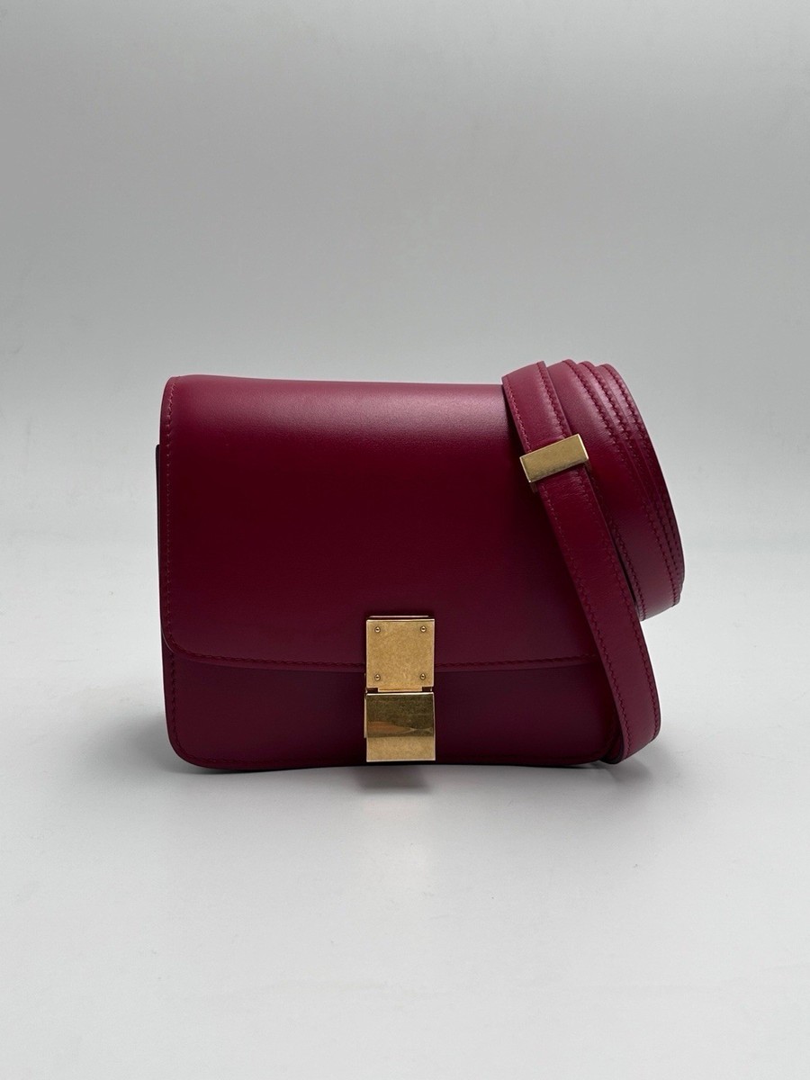 Celine Classic Box Bag Mini Red Calfskin JMCZ2602081 | eBay