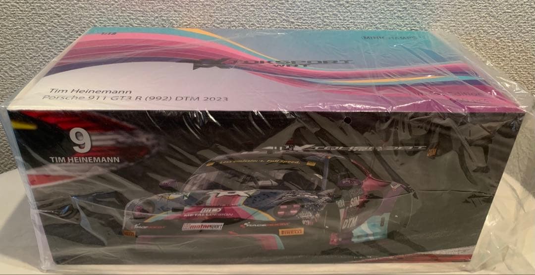 Porsche 911 GT3 R 992 DTM 2023 1/18 Scale Diecast Model Tim