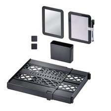 Adjust-A-Shelf 6-Piece Locker Set, Extends to Fit Your Locker, Includes Stora...