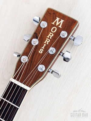 1970s Morris W-40 Vintage Dreadnought Acoustic Guitar, Rosewood