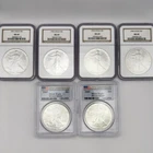 1991-2005 American Silver Eagle Graded PCGS NGC MS69 $1 999 Fine Lot of 6 C-280