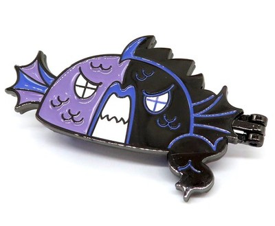 Undyne's House Foldable Pin Badge UNDERTALE