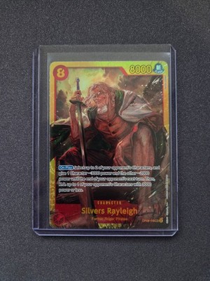 One Piece TCG - (PRB02) OP08-118 Silvers Rayleigh - Secret Rare - ENG NM