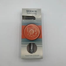 Merkur Stahlwaren Double Edge Safety & Straight Cut Razor Chrome Finish 9023001