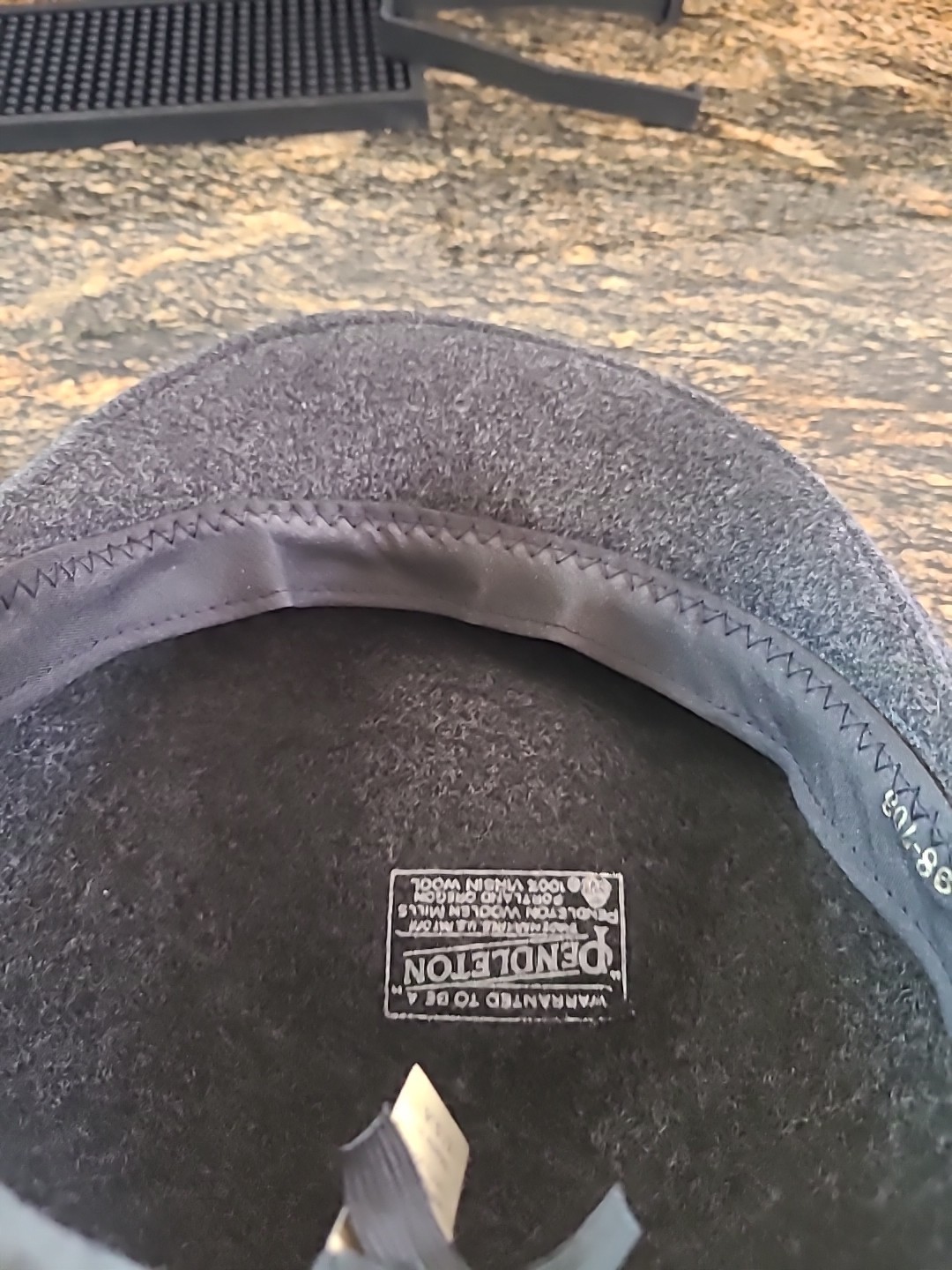 Pendleton 100% virgin Wool Driving Cap - Gray.. X… - image 5