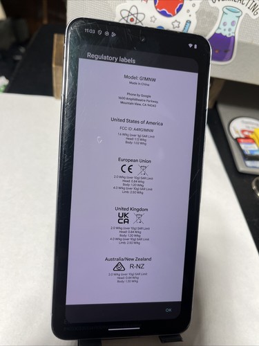 ⚠️READ⚠️ Google Pixel 8 Pro G1MNW, Factory & OEM Unlocked 128GB Blue, #594 - Afbeelding 3 van 8