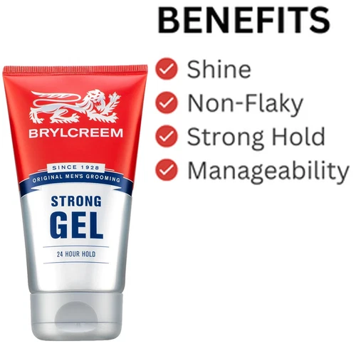 Brylcreem Strong Hold Hair Gel 3 x 150ml - Picture 5 of 6