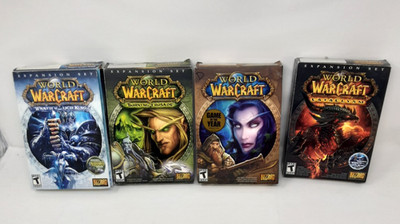 World of Warcraft Bundle Lot - Base Game + 3 Expansions Packs PC Games