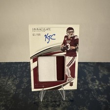 R70,684 - 2021 Immaculate Collegiate Rookie Autograph Patch K.J. Costello #/99