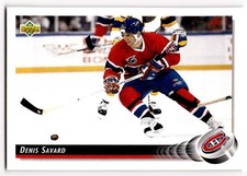 1992-93 Upper Deck Denis Savard Montreal Canadiens #162