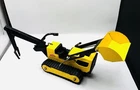 Vintage 1970s Tonka Yellow BullDozer T-6 Pressed Steel - Missing Bucket
