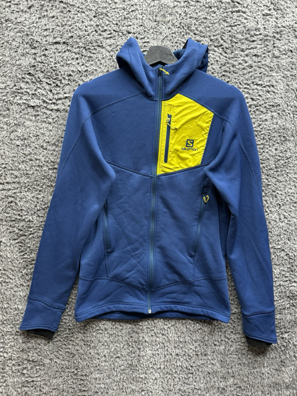 Giacca con cappuccio Salomon BC Smartskin Discovery strato intermedio uomo piccola outdoor