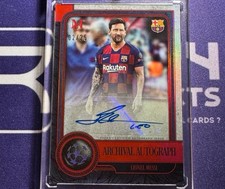 Lionel Messi Topps Museum /25 Auto