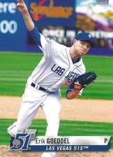 Erik Goeddel 2016 Defunct Las Vegas 51s Team Set Card MiLB New York Mets #10
