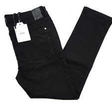 Born Fly Premium Big Tall Men's Jet Jeans Black Classic Style Skinny Fit Denim