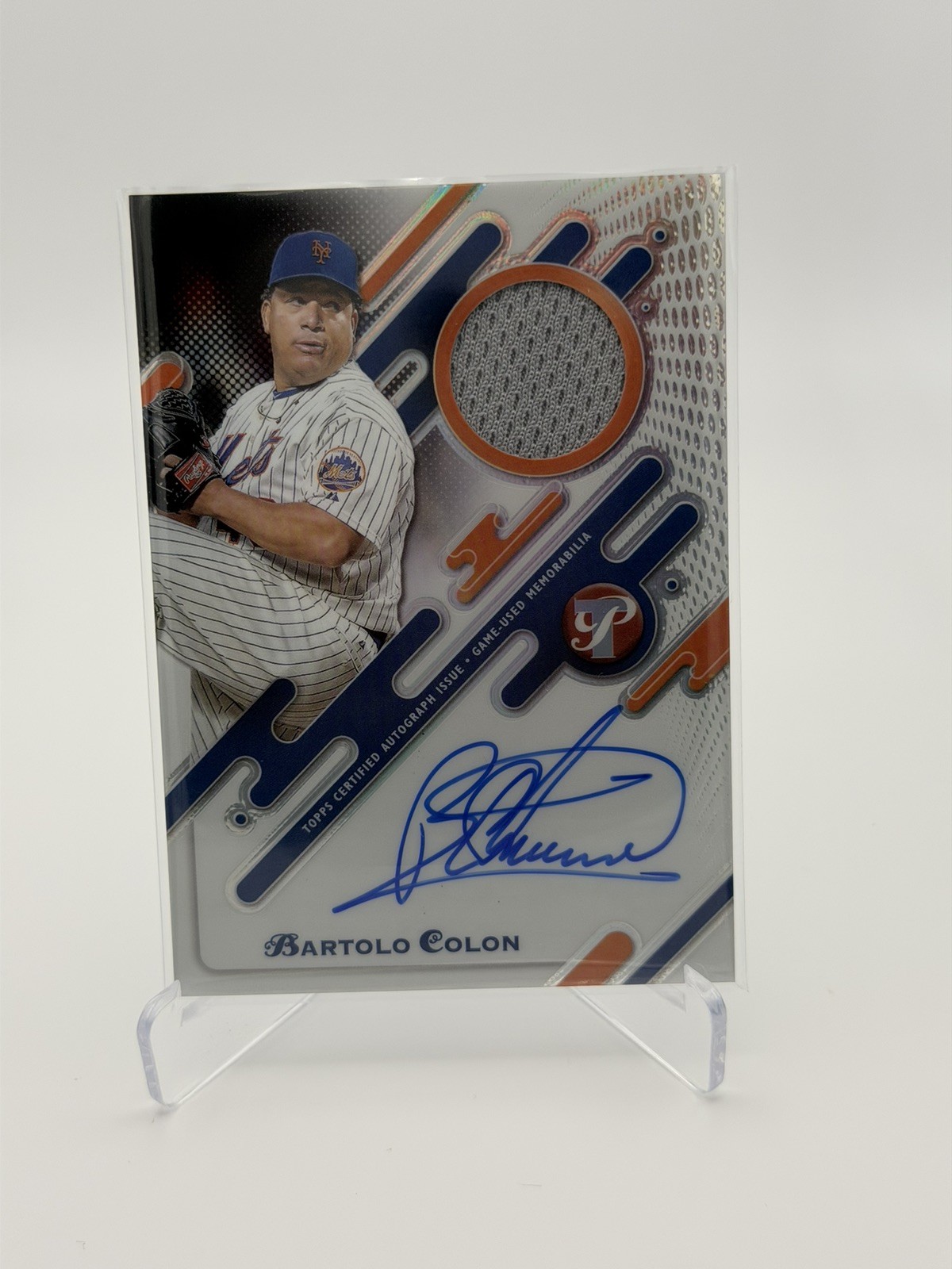2025 Topps Pristine - Bartolo Colon #PPAR-BC Pristine Pieces On Card Auto Relic