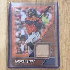 Topps 2026 Major League Material Relic Carlos Correa Astros #02/25 MLM-CCO