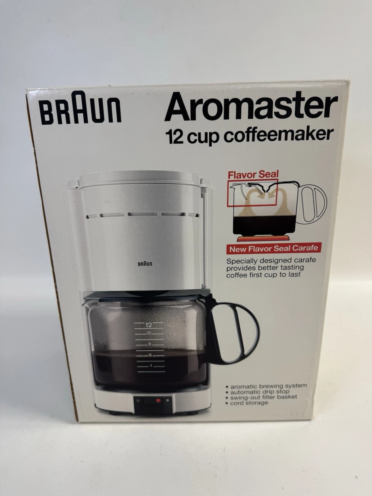 Braun Aromaster Flavor 4076 | 12 Cup Coffee Maker White KF 600 - NEW in BOX
Opens in a new window or