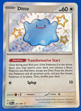 Pokémon Ditto 201/091 SV Paldean Fates Shiny Rare Holo English NEAR MINT on eBay