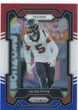2023 Panini Prizm - Jalen Pitre #120 Red White & Blue Prizm