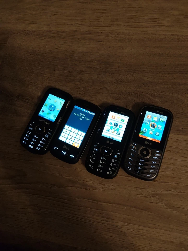 THE FULL SERIES! LG Cosmos 1, Touch, 2, and 3 (Verizon, 2010-2013) Slide Phones - Image 4 of 4