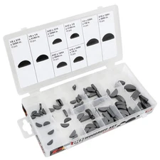 Wilmar W5343 Performance Tool Woodruff Sae Key Assortment [80 Piece Set]