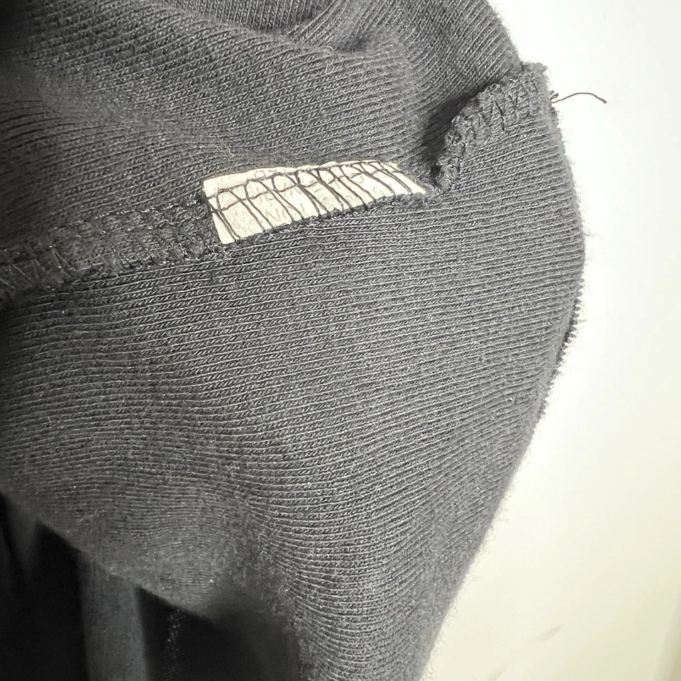 Camisa Cactus Top Mujer Mediana Negra Estampado Italia Estrás Años 90 Y2K Manga 3/4 Foto 4 de 4