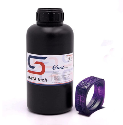 Castable 405nm UV Resin, Easy Print, High-Res, Jewelry & Metal Casting, 1kg