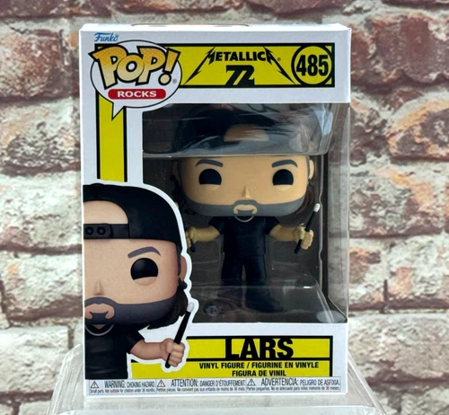 Funko Pop! Rocks - Lars Ulrich #485 - Metallica - FREE PopShield Protector