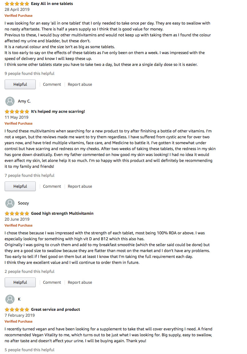 Vegan Vitamins vegan Supplement with B12 Iron D3 & K2 supplement for Vegans