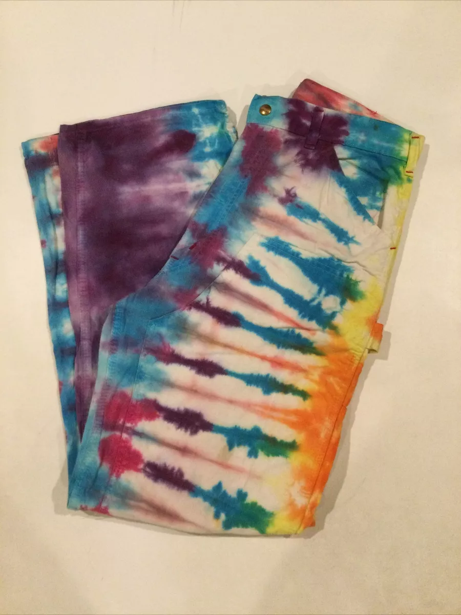 Carhartt Vintage Custom Painted Tie Dye Jeans