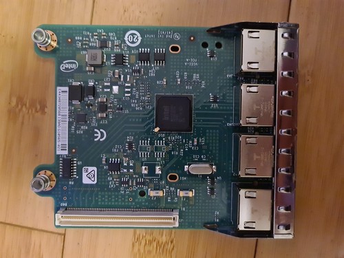 DELL 0R1XFC QUAD PORT 1GB ETHERNET DAUGHTER CARD - Picture 2 of 3