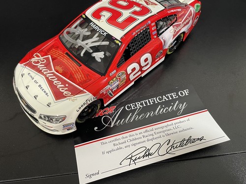 Kevin Harvick #29 Autographed Sprint Unlimited Win 2013 NASCAR 1/24 Die-Cast - Picture 10 of 14