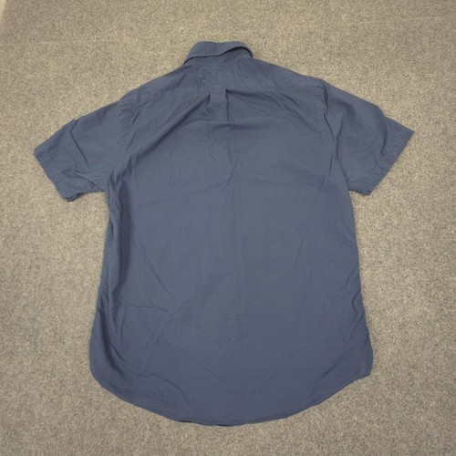 Ralph Lauren Shirt Mens MEDIUM Blue Short Sleeve Button Down Casual Pony Size M - Picture 7 of 11