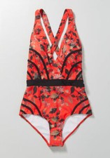 ModCloth NWT Women's The Gilda One-Piece Swimsuit - Red - Size X Small