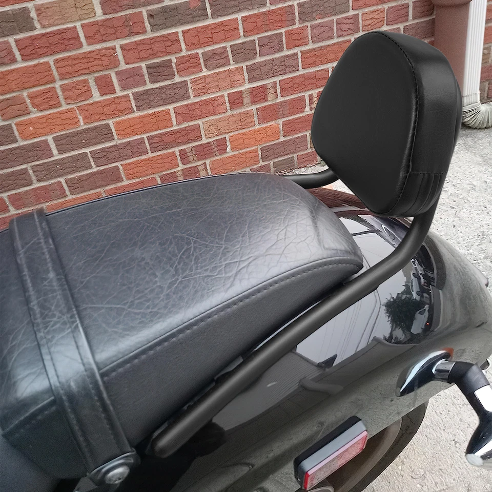 Respaldo de pasajero barra Sissy negro apto para Honda Fury VT1300CX 2010-2025 Foto 2 de 4