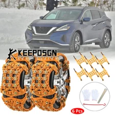 SUV Wheel Snow Tire Chain Anti Skid Winter Emergency Mud Safe for Nissan Murano