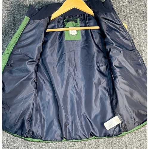 Gap Kids Warmest Puffer Vest Quilted Colorblock Green Blue Navy Blue Boys Medium - Picture 8 of 10