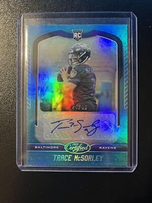 2019 Certified Mirror Light Blue TRACE MCSORLEY Auto #/50 RC