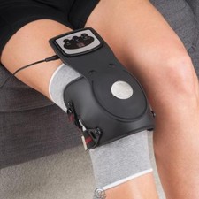 Hammacher Heated Massaging Knee Pain Reliever Hands-Free Infrared LED Technology