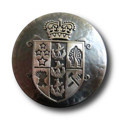 5 edle goldfarbene Wappen Metall Knöpfe z.B 0948go für Blazer 