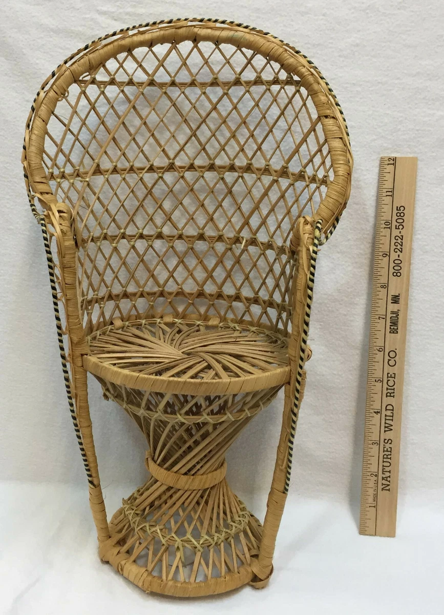 Black and tan rattan chair outlet
