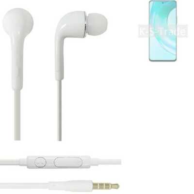 Kopfhörer für Wiko T50 headset Ohrstöpsel in ear plug weiß