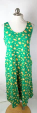 Tabitha Brown Women For Target Green Sleeveless Knit Leopard Midi Dress Size L