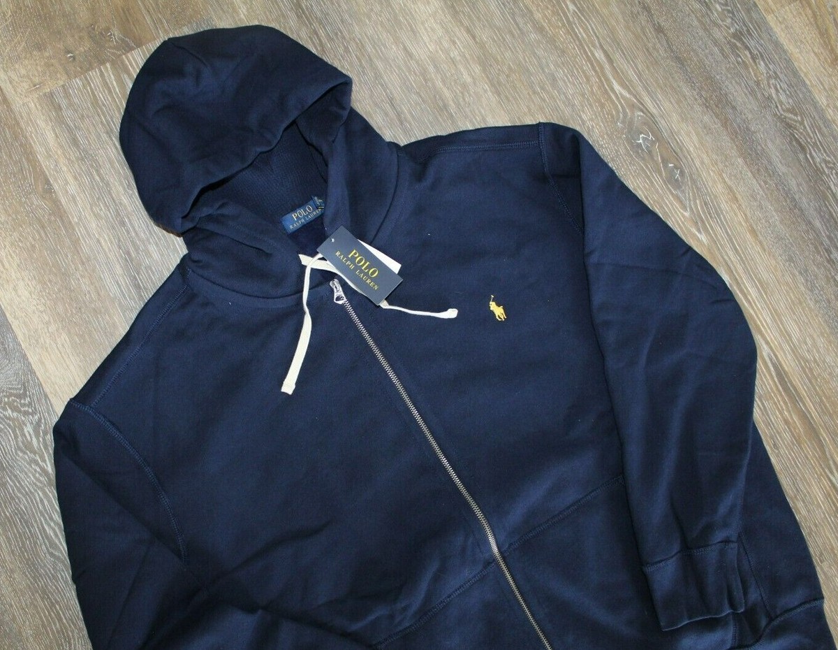NWT Polo Ralph Lauren Big Tall Men Logo Hoodie Zip Up