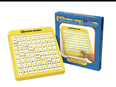 Lakeshore Learning Subtraction Math Machine Home School EUC in the box.