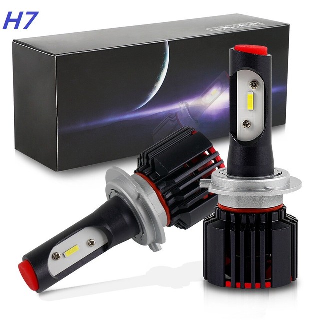 For Kawasaki Z1000 20032013 Pair 50W H7 LED Headlight 6500K 6000LM